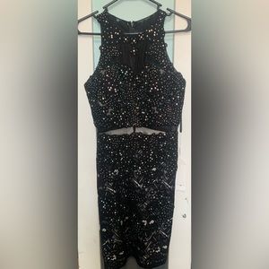 Anny Lee Black Jewel mini/midi dress